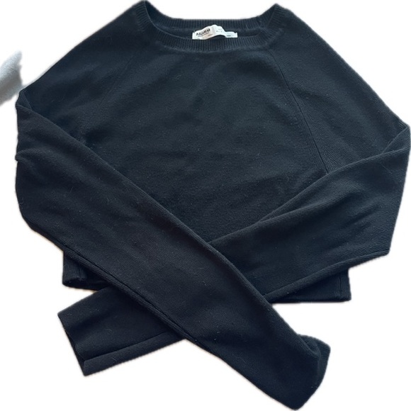 Pull & Bear black cropped long sleeve size small - Picture 1 of 3